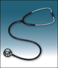 Stethescope - Adult and pediatric, stainless steel dual head stethoscope