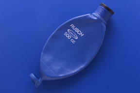 Breathing System - Neoprene Rebreathing Bag - 22mm Bush neck, antistatic. 0.5Litre.